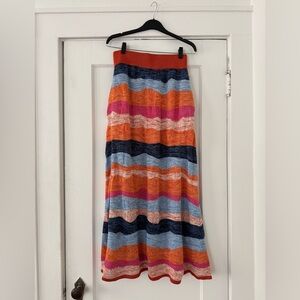 Double D Ranch Printed Vista Maxi Skirt NWT